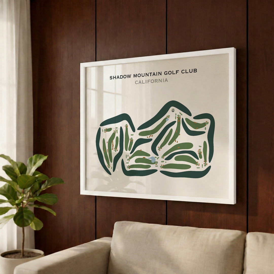 Shadow Mountain Golf Club, California - Printed Golf Courses