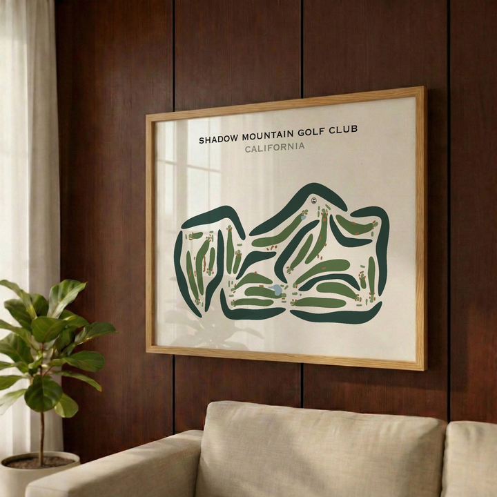 Shadow Mountain Golf Club, California - Printed Golf Courses