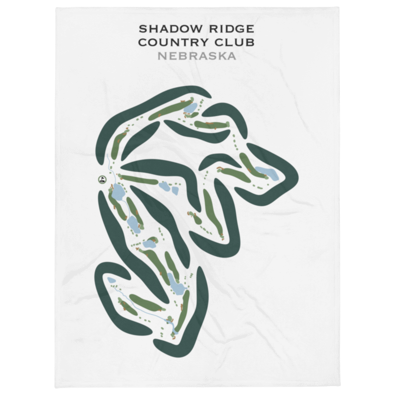 Shadow Ridge Country Club, Nebraska - Printed Golf Courses