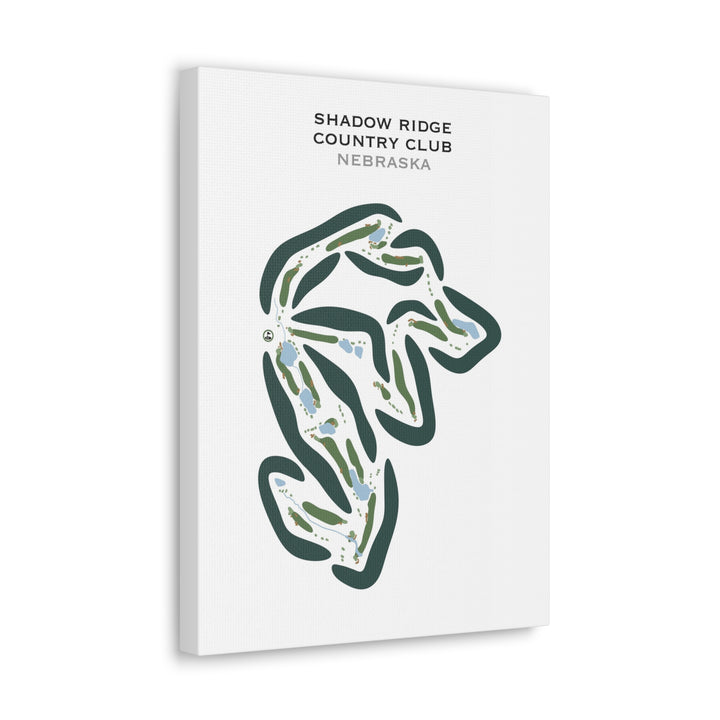 Shadow Ridge Country Club, Nebraska - Printed Golf Courses
