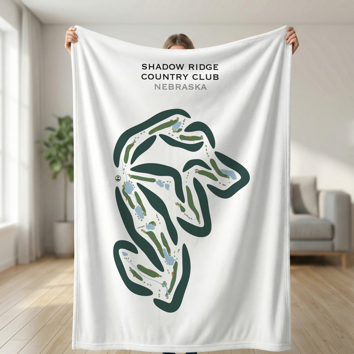 Shadow Ridge Country Club, Nebraska - Printed Golf Courses