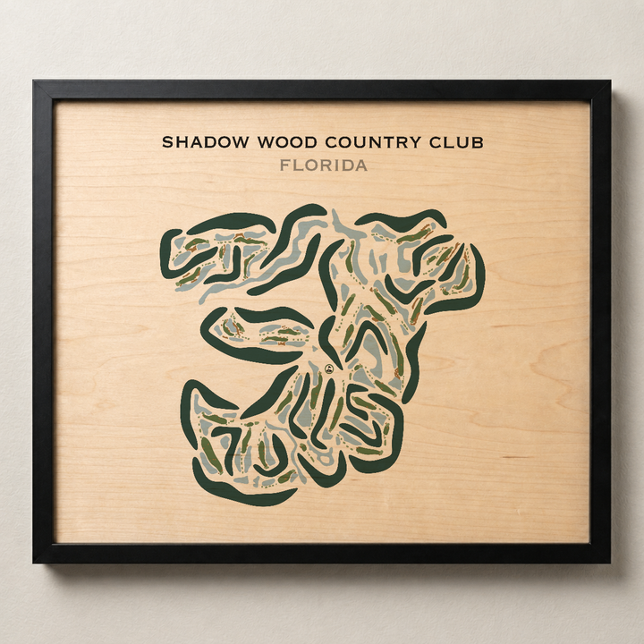 Shadow Wood Country Club, Florida - Printed Golf Courses