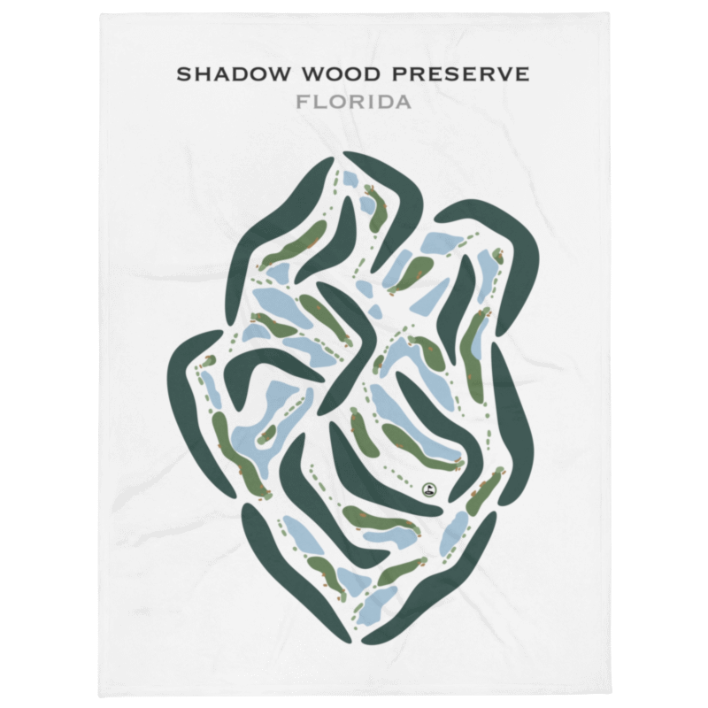 Shadow Wood Preserve, Florida - Printed Golf Courses