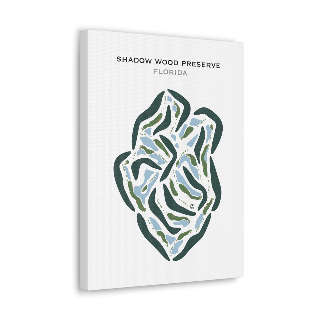 Shadow Wood Preserve, Florida - Printed Golf Courses