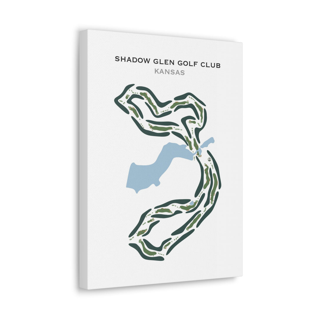 Shadow Glen Golf Club, Kansas - Printed Golf Course