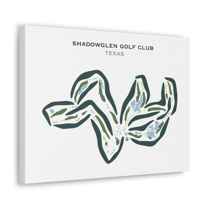 ShadowGlen Golf Club, Texas - Printed Golf Courses