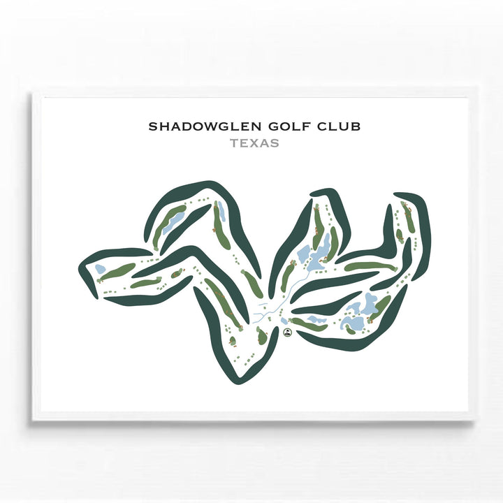 ShadowGlen Golf Club, Texas - Printed Golf Courses