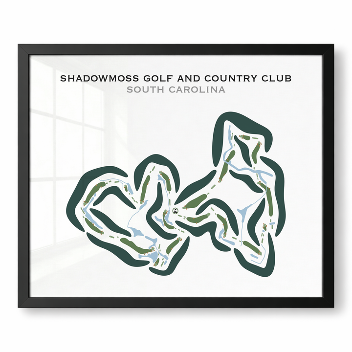 Shadowmoss Golf & Country Club, South Carolina - Printed Golf Courses