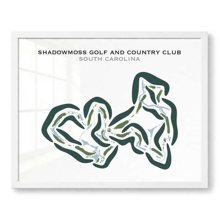 Shadowmoss Golf & Country Club, South Carolina - Printed Golf Courses