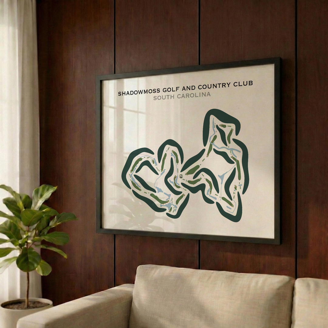 Shadowmoss Golf & Country Club, South Carolina - Printed Golf Courses