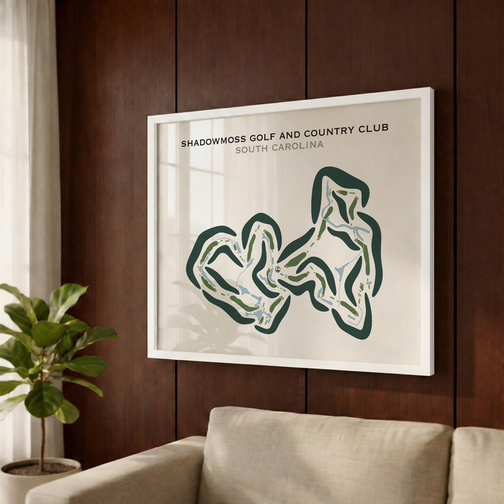 Shadowmoss Golf & Country Club, South Carolina - Printed Golf Courses