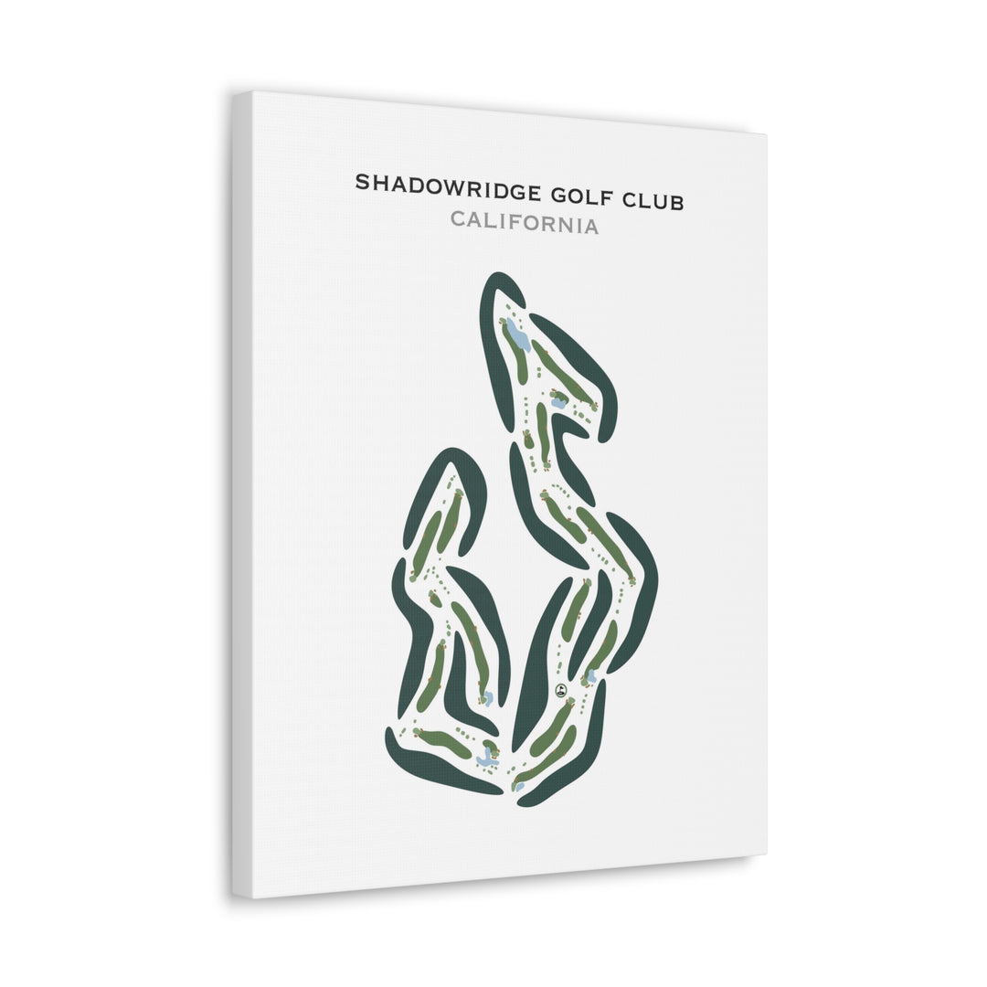 Shadowridge Golf Club, California - Printed Golf Courses