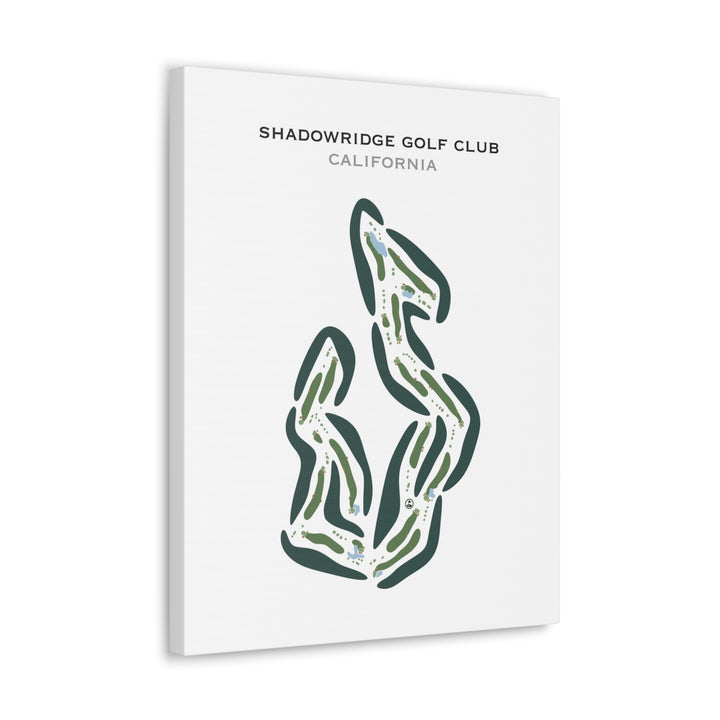 Shadowridge Golf Club, California - Printed Golf Courses