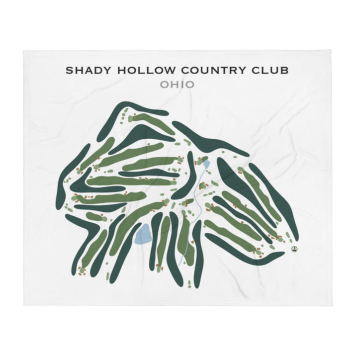 Shady Hollow Country Club, Ohio - Printed Golf Course