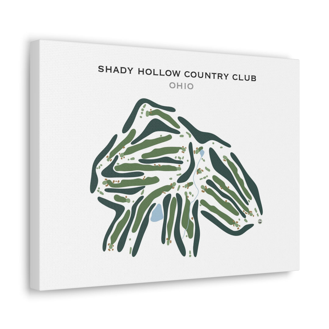 Shady Hollow Country Club, Ohio - Printed Golf Course