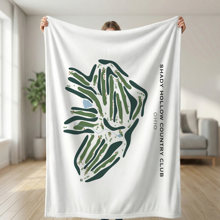 Shady Hollow Country Club, Ohio - Printed Golf Course