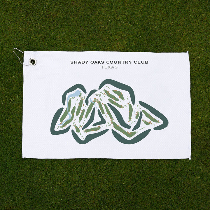Shady Oaks Country Club, Texas - Printed Golf Courses