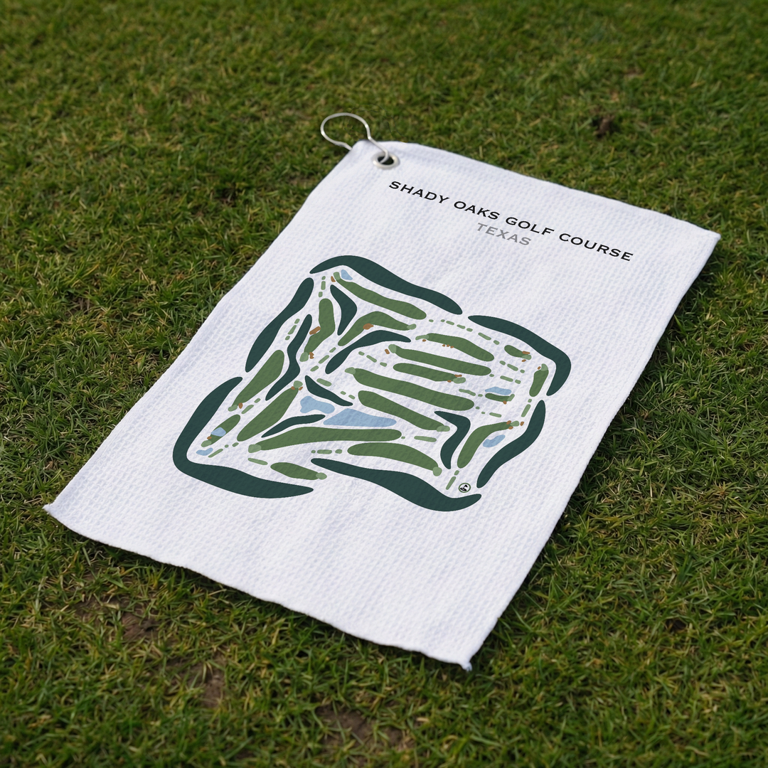 Shady Oaks Golf Course, Texas - Printed Golf Courses
