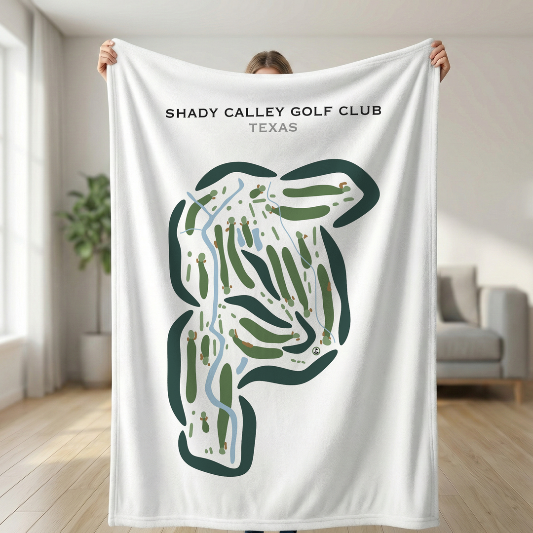 Shady Valley Golf Club, Texas - Printed Golf Courses