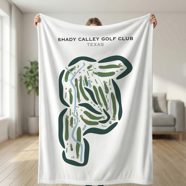 Shady Valley Golf Club, Texas - Printed Golf Courses