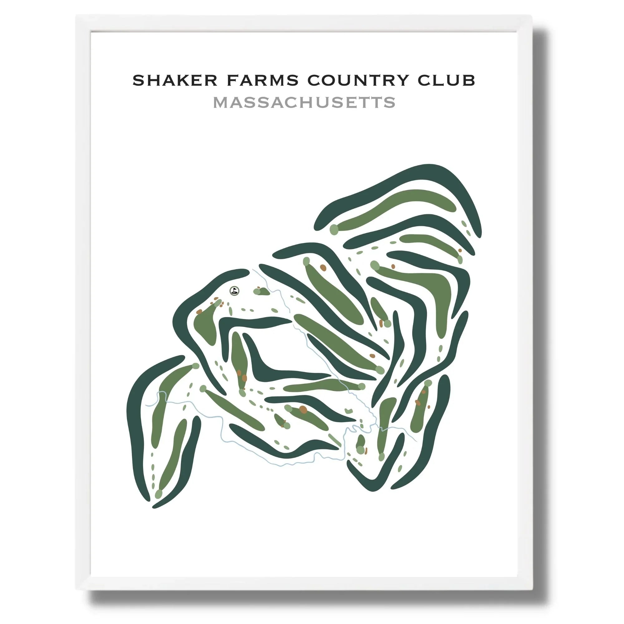 Buy the best printed golf course Shaker Farms Country Club