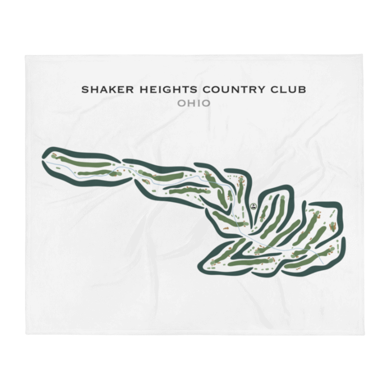 Shaker Heights Country Club, Ohio - Printed Golf Courses