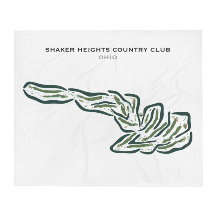 Shaker Heights Country Club, Ohio - Printed Golf Courses