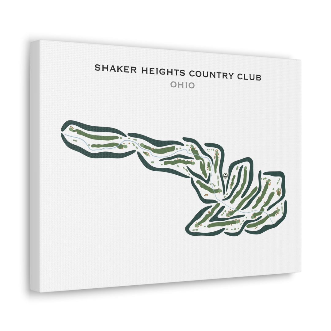 Shaker Heights Country Club, Ohio - Printed Golf Courses