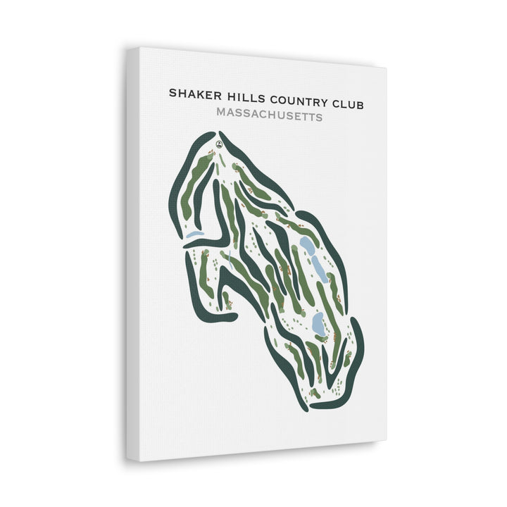 Shaker Hills Country Club, Massachusetts - Printed Golf Courses