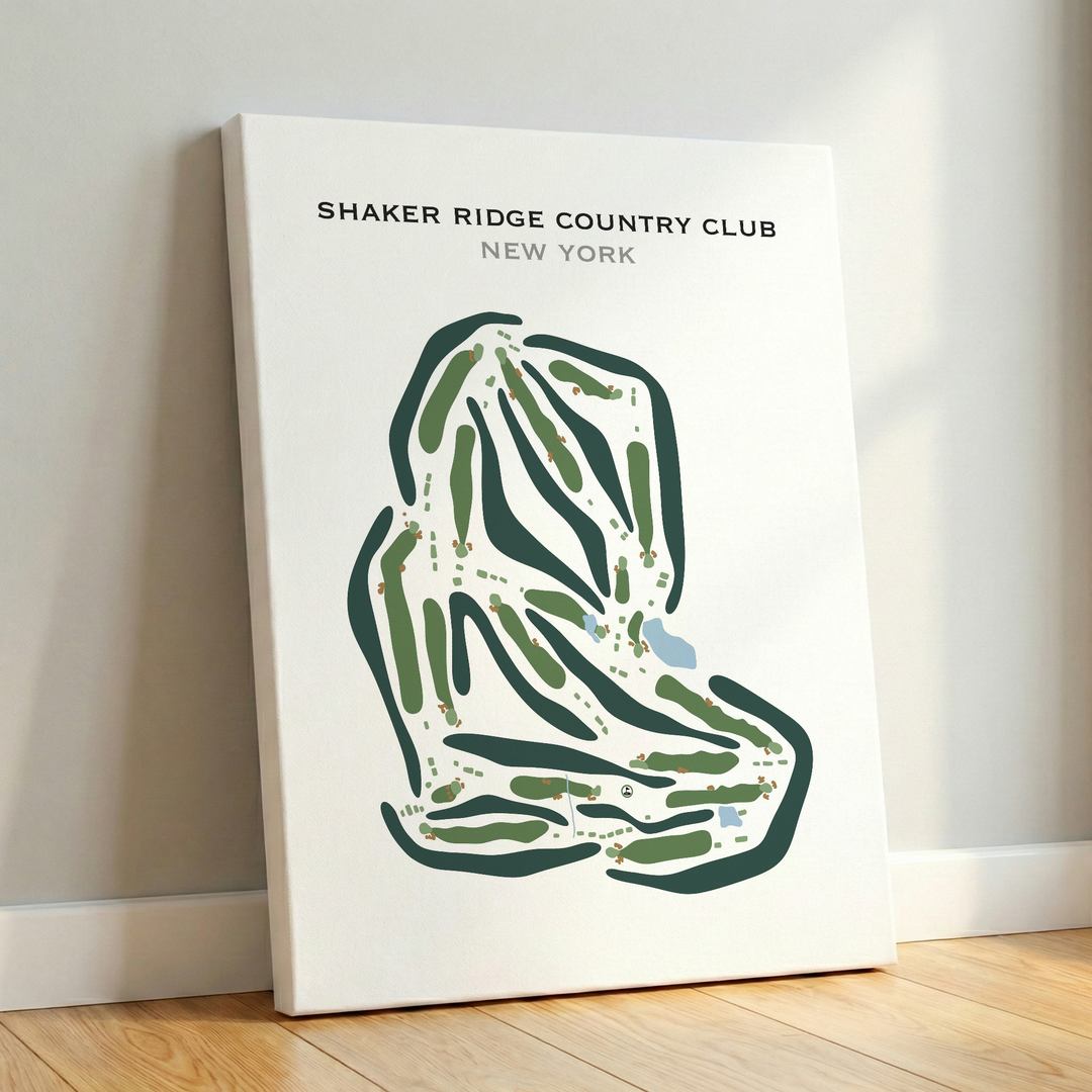 Shaker Ridge Country Club, New York - Printed Golf Courses