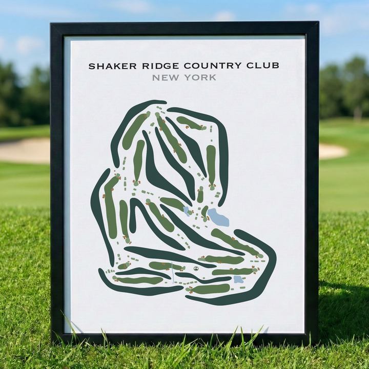 Shaker Ridge Country Club, New York - Printed Golf Courses