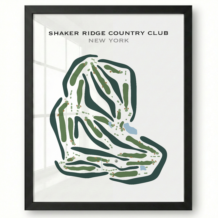 Shaker Ridge Country Club, New York - Printed Golf Courses