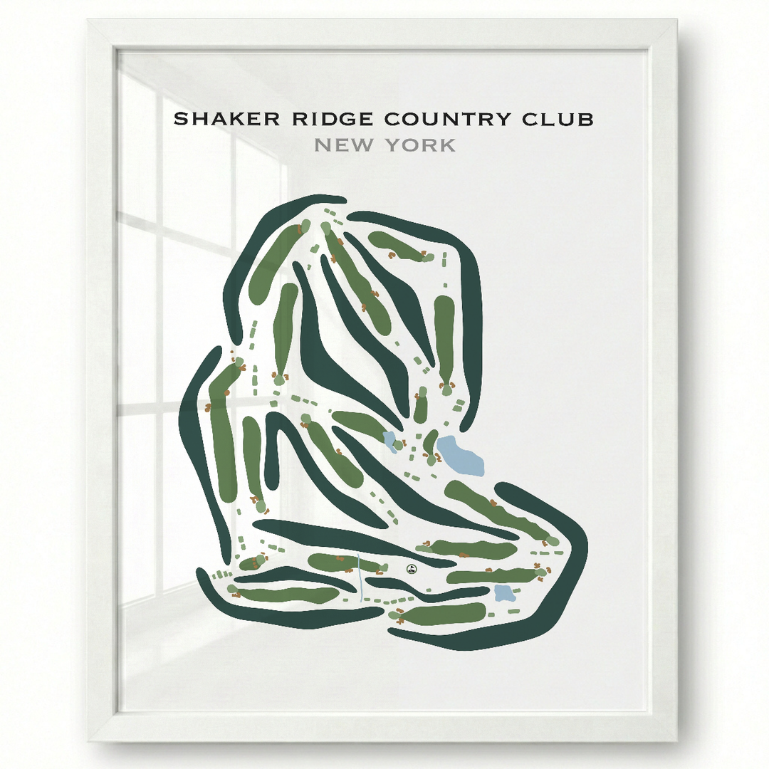 Shaker Ridge Country Club, New York - Printed Golf Courses