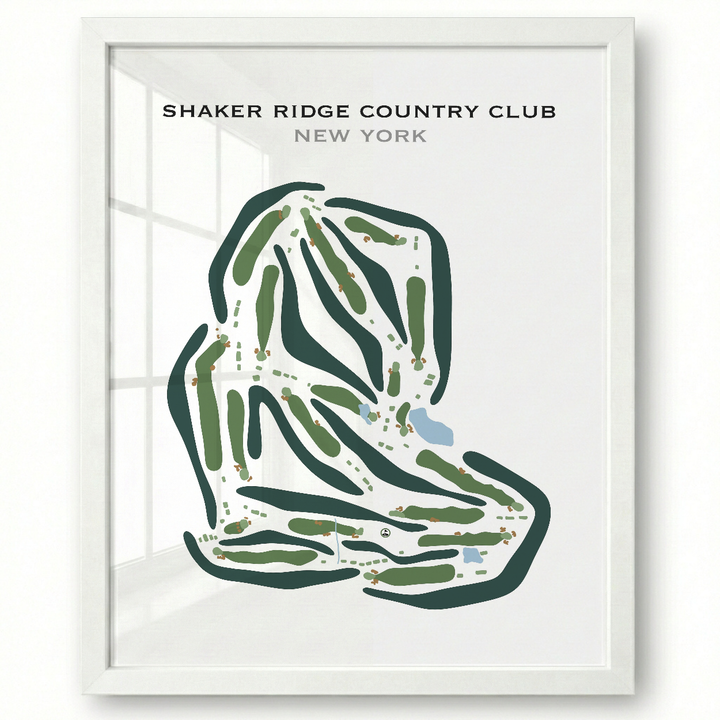 Shaker Ridge Country Club, New York - Printed Golf Courses