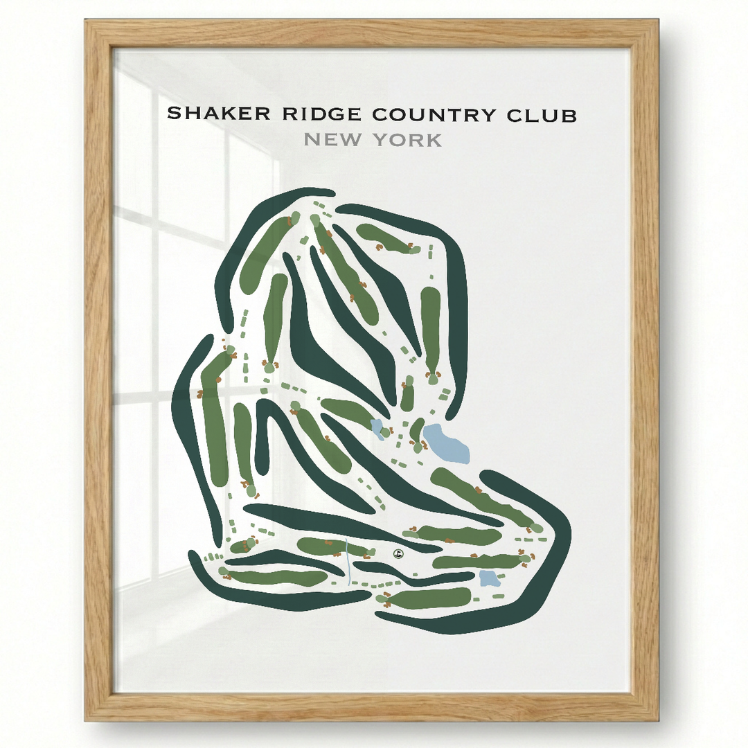 Shaker Ridge Country Club, New York - Printed Golf Courses
