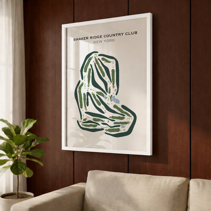 Shaker Ridge Country Club, New York - Printed Golf Courses