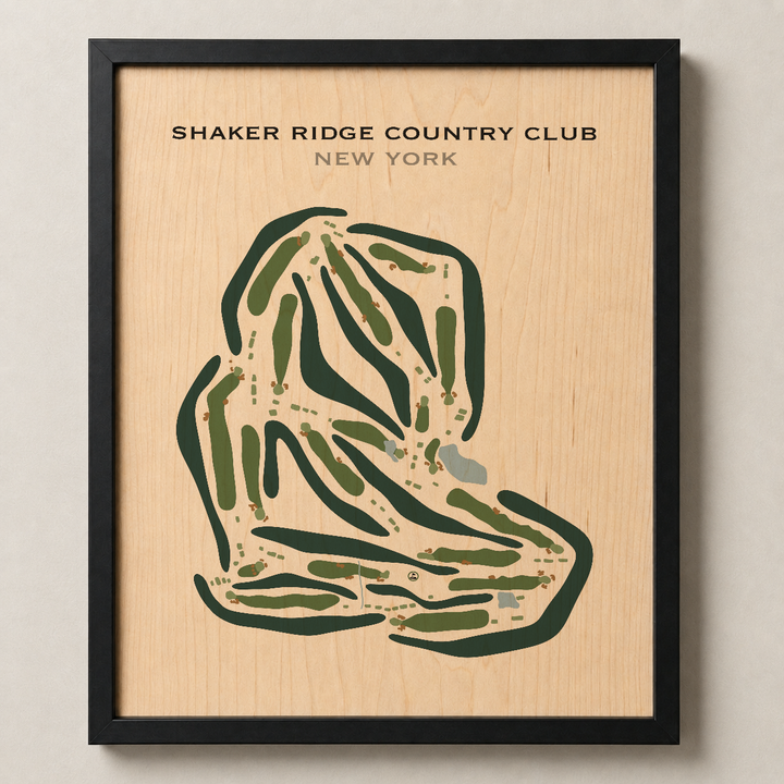 Shaker Ridge Country Club, New York - Printed Golf Courses