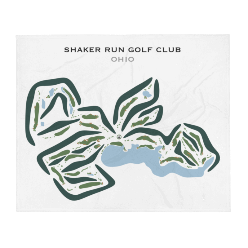 Shaker Run Golf Club, Ohio - Printed Golf Courses