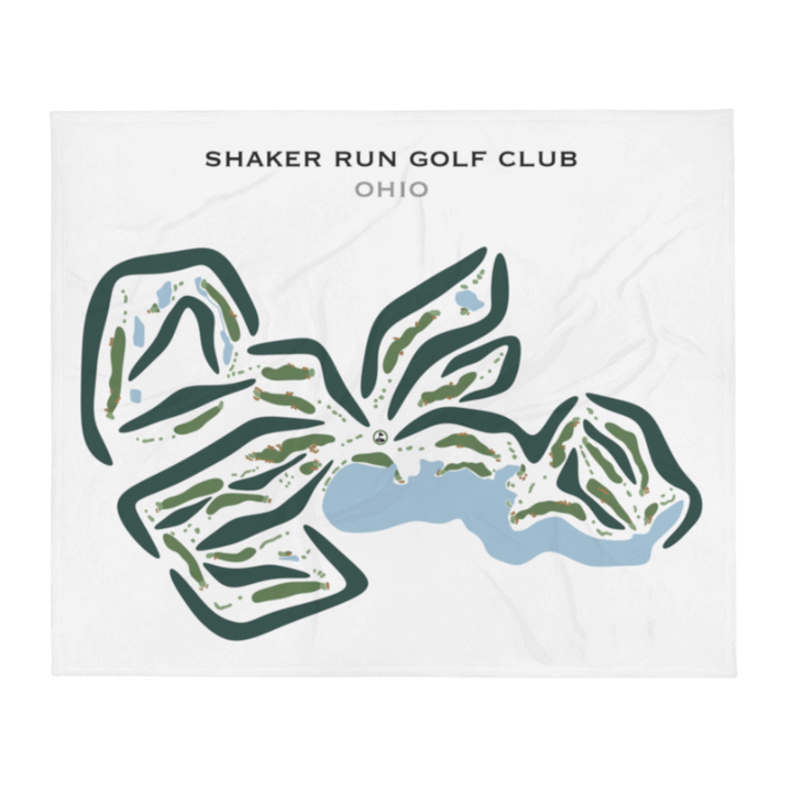 Shaker Run Golf Club, Ohio - Printed Golf Courses