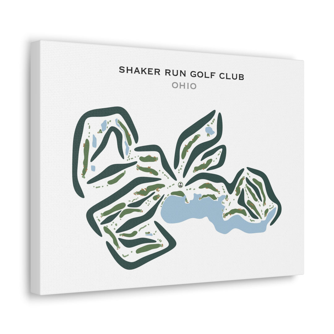 Shaker Run Golf Club, Ohio - Printed Golf Courses