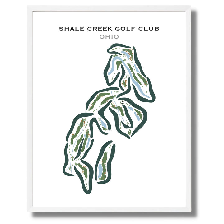 Shale Creek Golf Club, Ohio - Printed Golf Courses