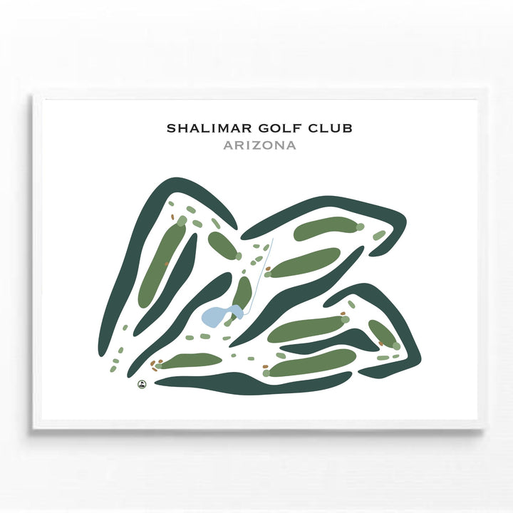 Shalimar Golf Club, Arizona - Printed Golf Courses