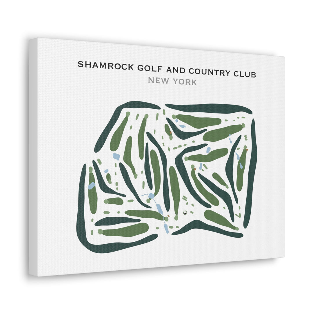 Shamrock Golf & Country Club, New York - Printed Golf Courses