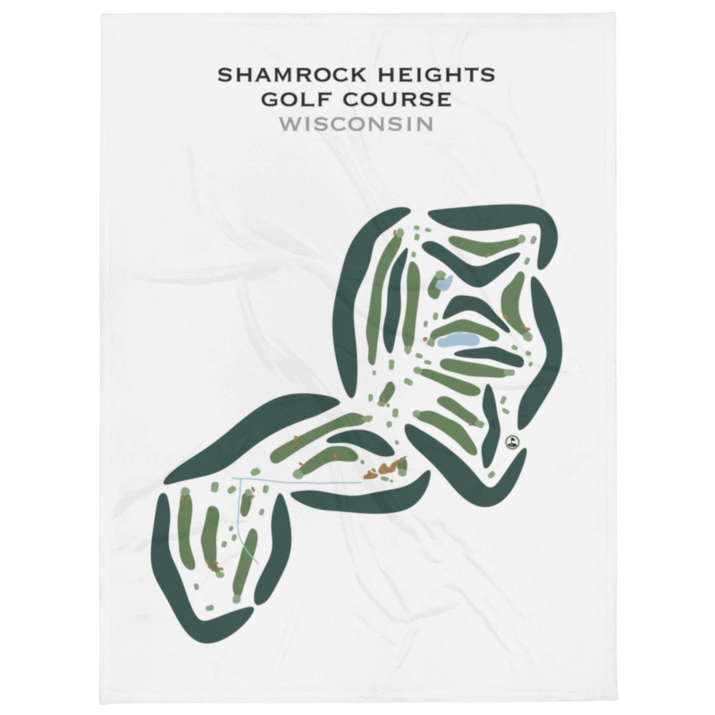 Shamrock Heights Golf Course, Wisconsin - Printed Golf Courses