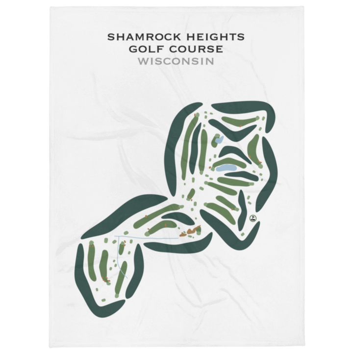 Shamrock Heights Golf Course, Wisconsin - Printed Golf Courses