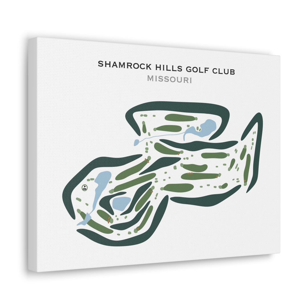 Shamrock Hills Golf Club, Missouri - Printed Golf Courses