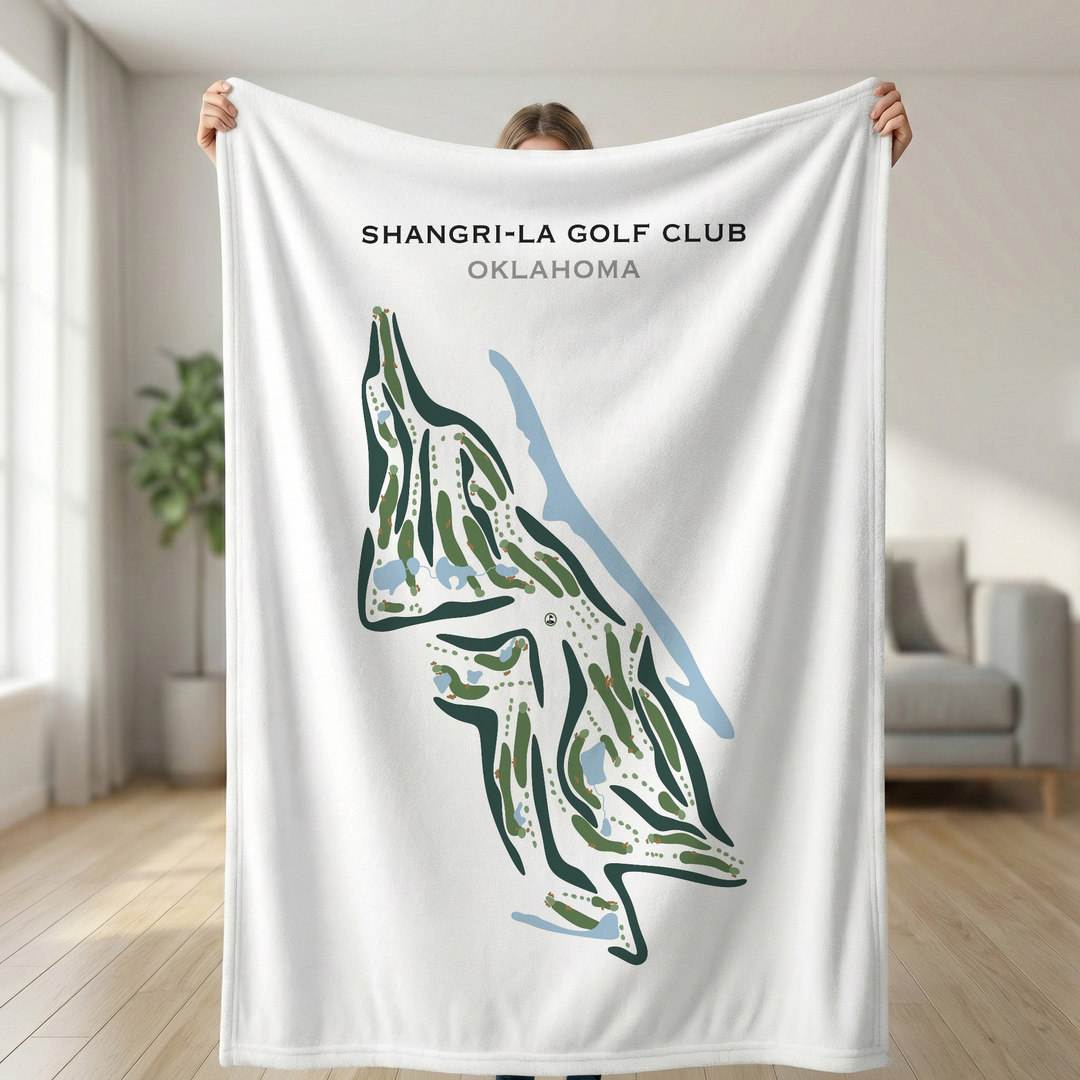 Shangri-La Golf Club, Oklahoma - Printed Golf Courses