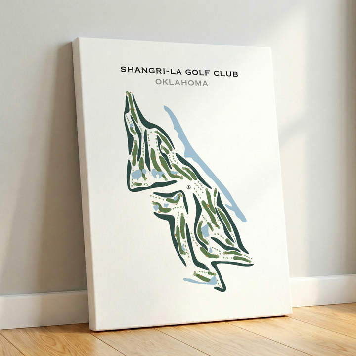 Shangri-La Golf Club, Oklahoma - Printed Golf Courses