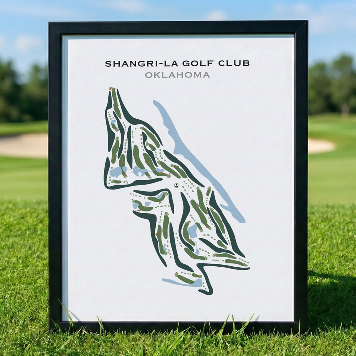 Shangri-La Golf Club, Oklahoma - Printed Golf Courses