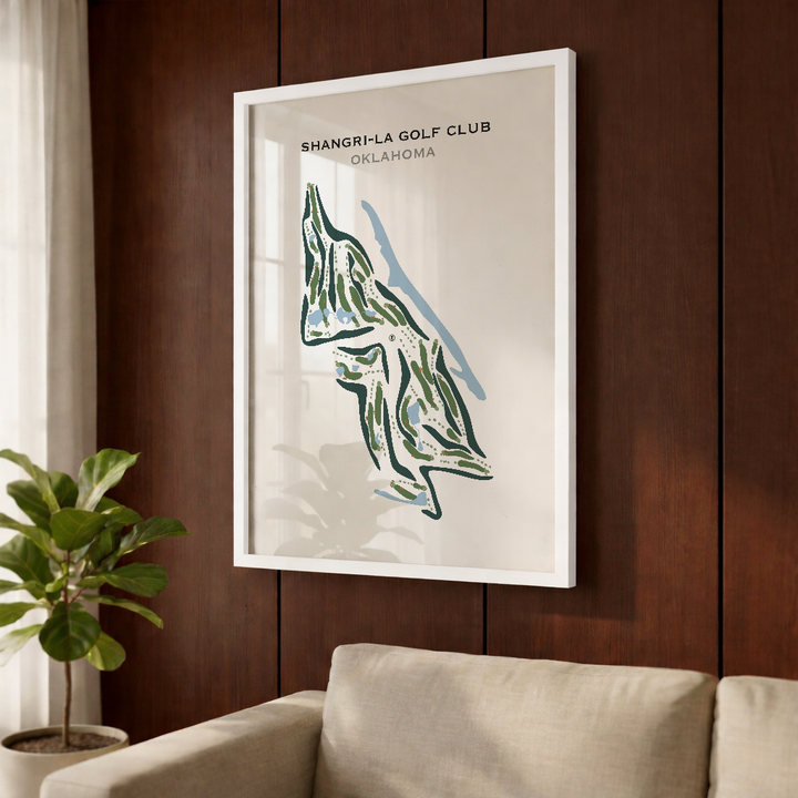 Shangri-La Golf Club, Oklahoma - Printed Golf Courses